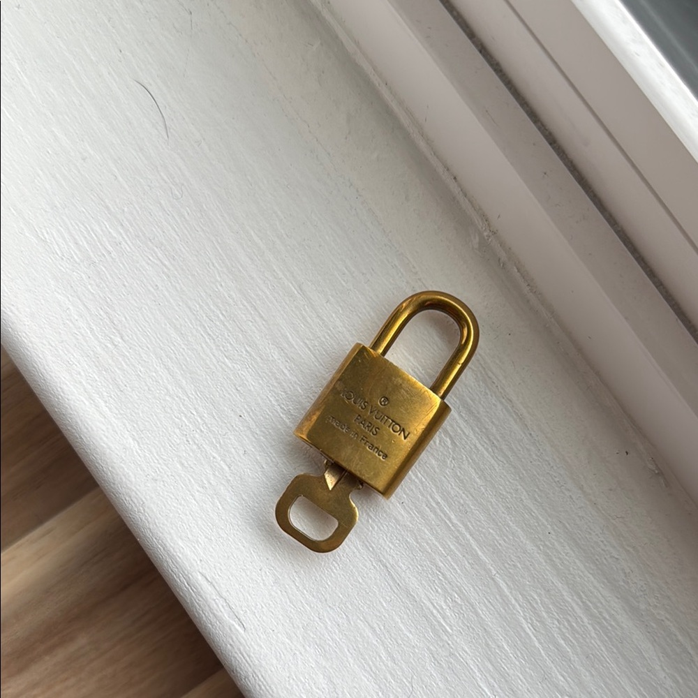 Louis Vuitton Brass Padlock with Key